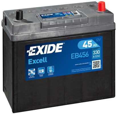 Autobatéria EXIDE Excell 45Ah, 12V, EB456 (EB456)
